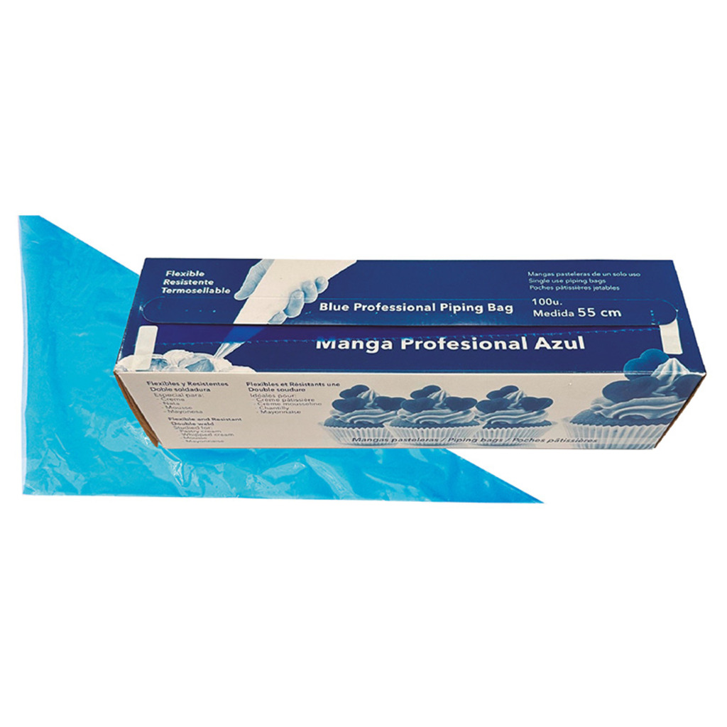 poche pâtissière prof. bleu 55cm 100 un